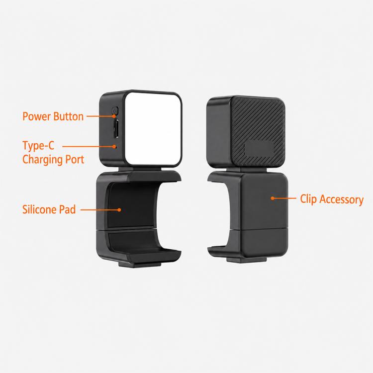 For DJI Osmo Pocket 3 Desiontal Portable Magnetic Fill Light, PM01 Single Light, PM01 Single Light