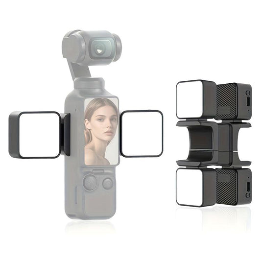 For DJI Osmo Pocket 3 Desiontal Portable Magnetic Fill Light, PM02 Dual Light, PM02 Dual Light