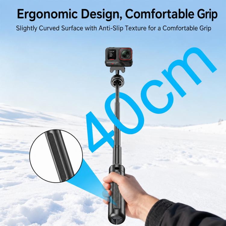 VT-14 Magnetic Tabletop Tripod Telescopic BallHead Selfie Stick for GoPro, Action Camera, VT-10