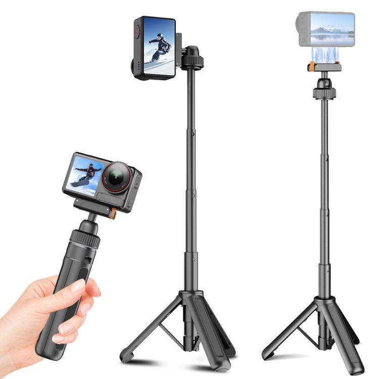 VT-09 Magnetic Handheld Selfie Stick Mini Desktop Telescopic Tripod for DJI Action 5 Pro / 4 / 3, VT-09