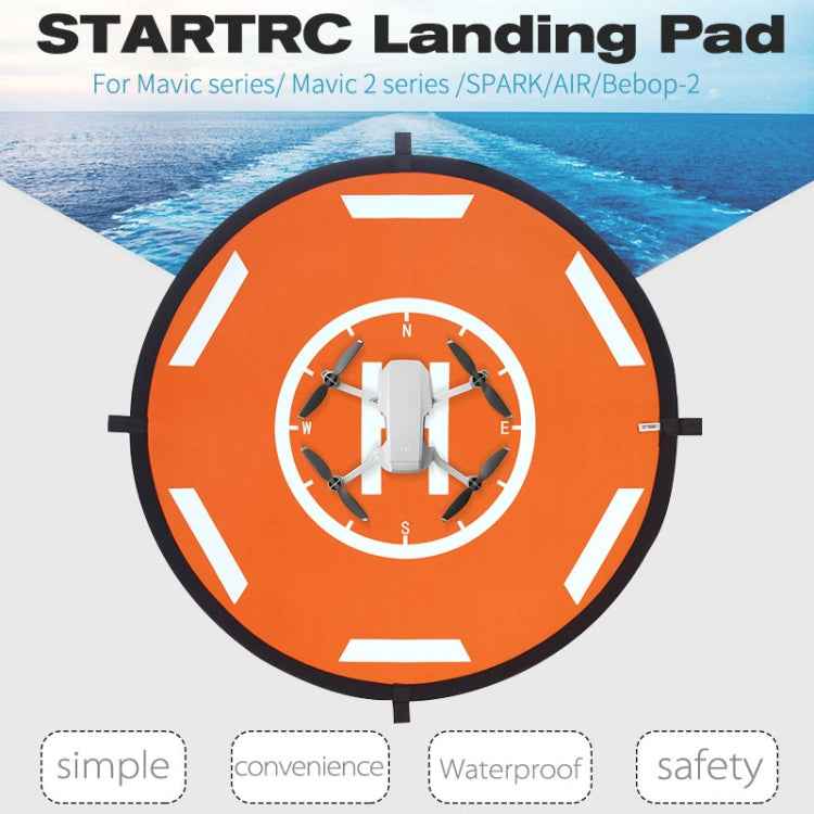 STARTRC RC Drone Quadcopter Portable Parking Apron Fast-fold Landing Parking Pad for DJI Mavic Mini / Mavic Air 2, Diameter: 56cm