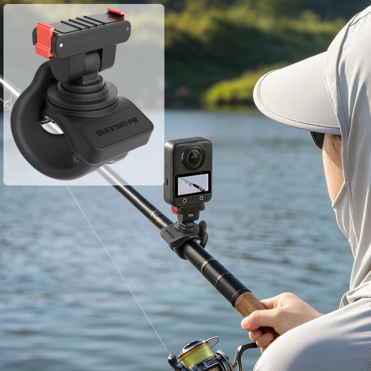 Sunnylife Magnetic Quick-Release Flexible Mount Series 360 Strap Wrap Band Mount Bike Tube Clip Holder For DJI Osmo 360 / Action 5 Pro / 4 / 3, For DJI Osmo 360 / Action 5 Pro / 4 / 3