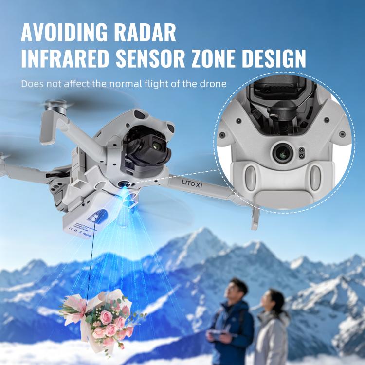 For DJI Lito 1 / X1 STARTRC Air-Dropping System Thrower Parabolic