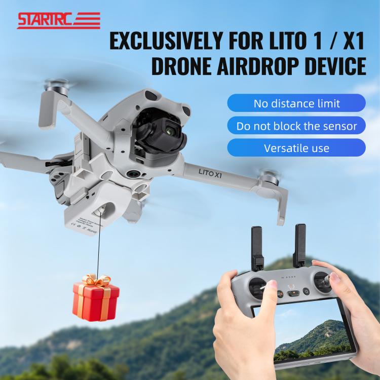 For DJI Lito 1 / X1 STARTRC Air-Dropping System Thrower Parabolic