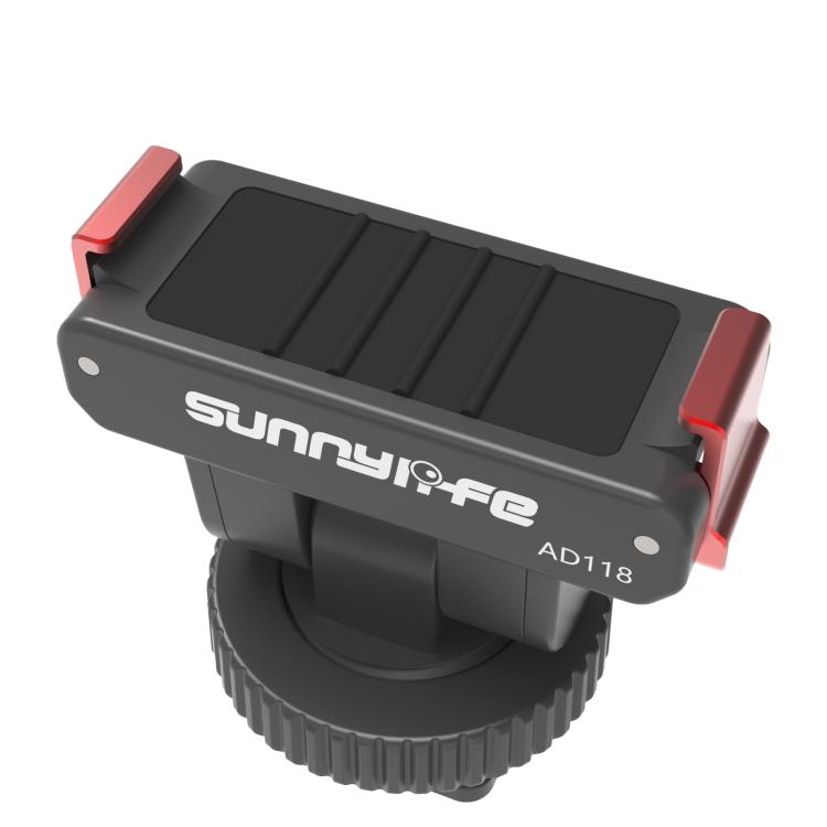 Sunnylife AD118 Sunnylife Cold Shoe Magnetic Quick Release Adapter Mount 1/4 180 Tilt Adjustable Selfie Stick Adapter Stand For DJI Osmo 360 / Action 5 Pro / 4 / 3, AD118 For DJI Osmo 360 / Action 5 Pro