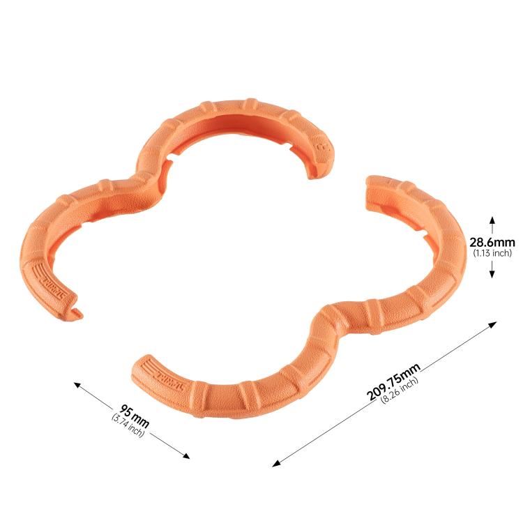 For DJI Avata 360 STARTRC Light Anti-Sink Floating Propeller Guard Bumper, For DJI Avata 360 (Orange)
