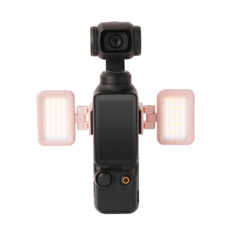 For DJI Osmo Pocket 3 Sunnylife Adjustable LED Video Light Quick-Release Fill Light Tri-Color Dimmable Portable Fill Lamp