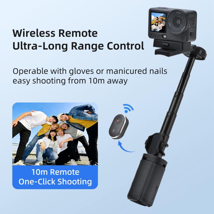 STARTRC 3-in-1 Action Camera Grip with Remote Tripod Stand, 12110047