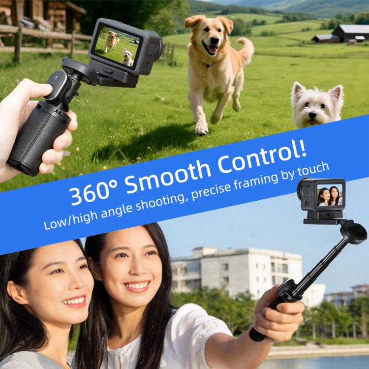 STARTRC 3-in-1 Action Camera Grip with Remote Tripod Stand, 12110047