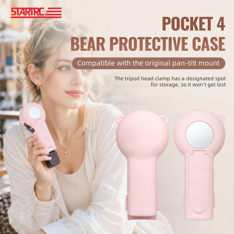 For DJI Osmo Pocket 4 STARTRC V2 Little Bear Gimbal Camera Protective Cover Storage Box, For DJI Osmo Pocket 4 Little Bear