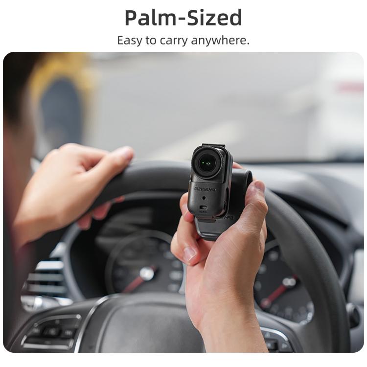 For DJI Osmo Nano Sunnylife Car Sun Visor Mount Action Camera Holder 360 Rotating 90 Tilt Sun Visor Holder, MJ165 Car Sun Visor Mount