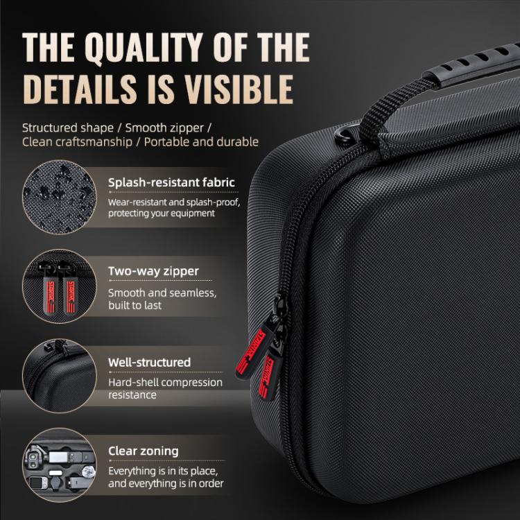 For DJI Osmo Pocket 4P STARTRC Portable Carrying Case Molded All-round Set Storage Bag, For DJI Osmo Pocket 4P