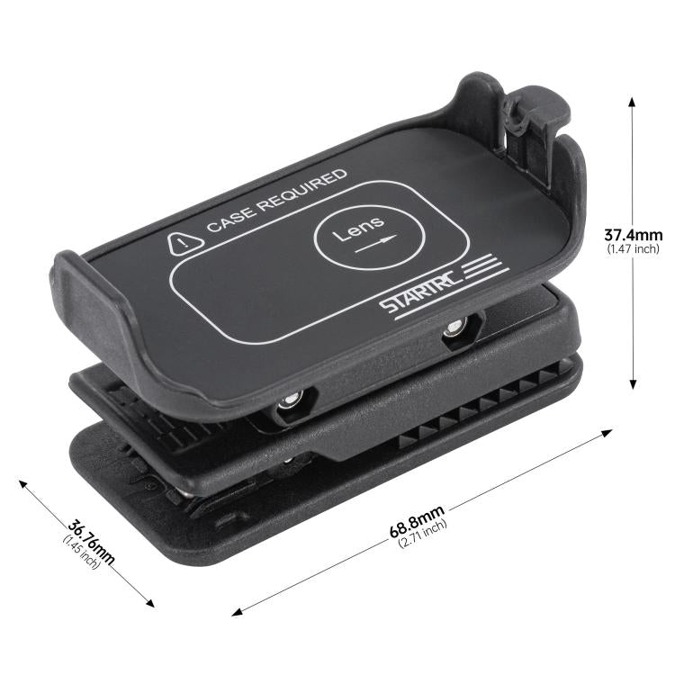 For DJI Osmo Nano STARTRC Backpack Clip Adjustable Action Camera Clamp Quick-Release Mount, Backpack Clip For DJI Osmo Nano