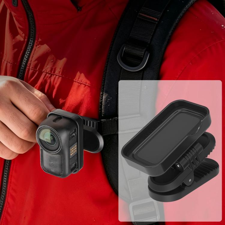 For DJI Osmo Nano Sunnylife Magnetic Backpack Clip Adjustable Action Camera Clamp Quick-Release Mount, ON-MJ244 For DJI Osmo Nano