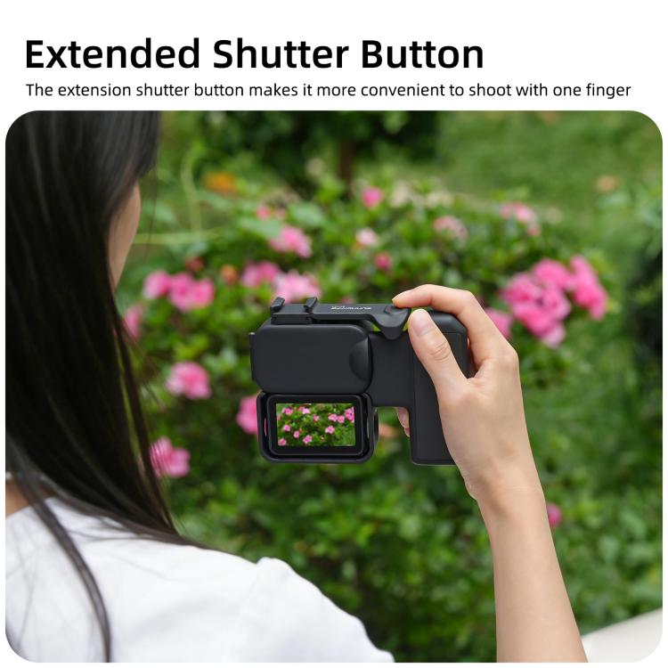 For DJI Osmo Nano Sunnylife Integrated Street Photography Handle Ergonomic Hand Grip Quick Release Shutter Handle, For DJI Osmo Nano