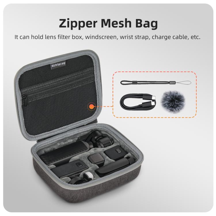 For DJI Osmo Pocket 4 / 3 Sunnylife Mini Carrying Case Handbag Creator Combo Bags, For DJI Osmo Pocket 4 / 3 Creator Combo Bag