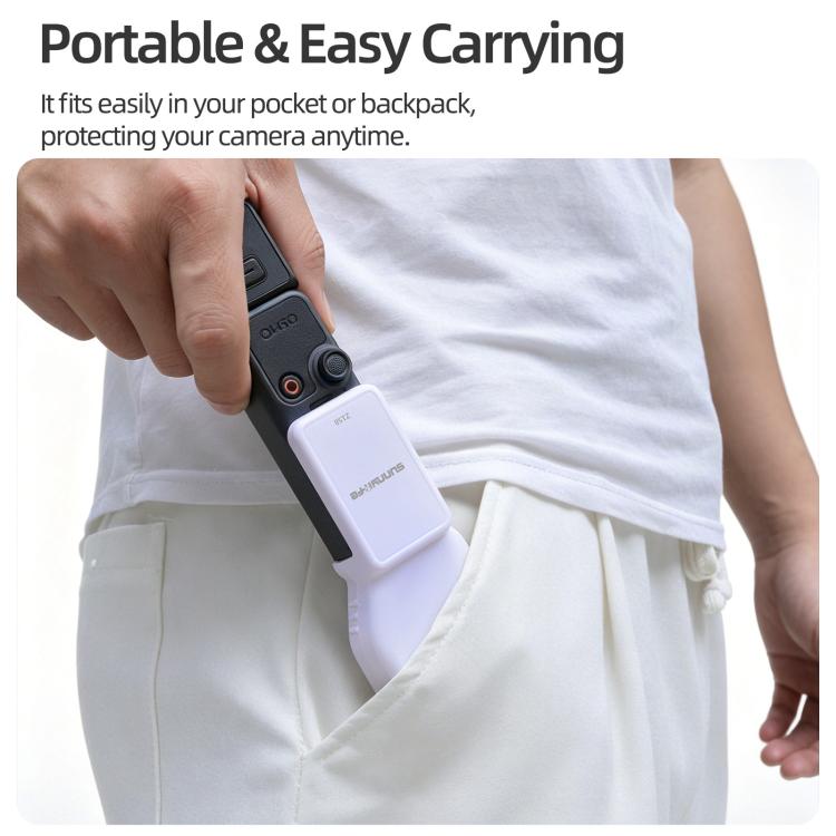 For DJI Osmo Pocket 4 Sunnylife Colorful Gimbal Cover Camera Protector Screen Guard Shield