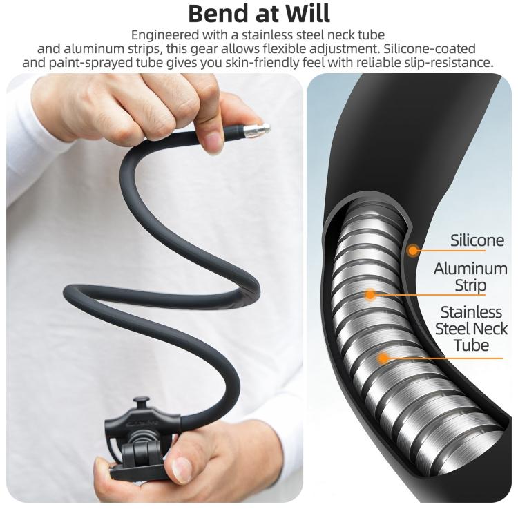 Sunnylife Magnetic POV Neck Mount Hand Free Video Vlog Neck Adjustable Selfie Holder with Body Strap For DJI Osmo Pocket 4P / 4 / 3, For DJI Osmo Pocket 4P / 4 / 3