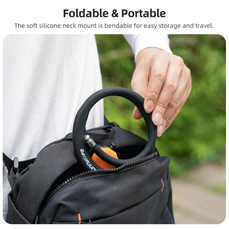 Sunnylife Magnetic POV Neck Mount Hand Free Video Vlog Neck Adjustable Selfie Holder with Body Strap For DJI Osmo Pocket 4P / 4 / 3, For DJI Osmo Pocket 4P / 4 / 3