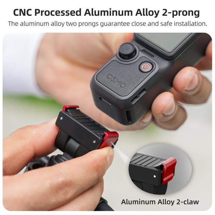 Sunnylife Magnetic POV Neck Mount Hand Free Video Vlog Neck Adjustable Selfie Holder with Body Strap For DJI Osmo Pocket 4P / 4 / 3, For DJI Osmo Pocket 4P / 4 / 3