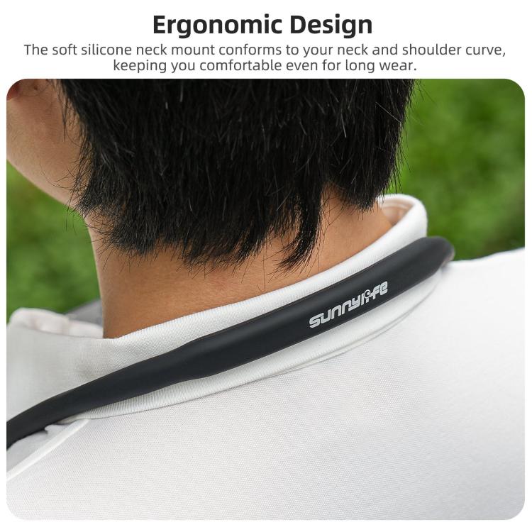 Sunnylife Magnetic POV Neck Mount Hand Free Video Vlog Neck Adjustable Selfie Holder with Body Strap For DJI Osmo Pocket 4P / 4 / 3, For DJI Osmo Pocket 4P / 4 / 3