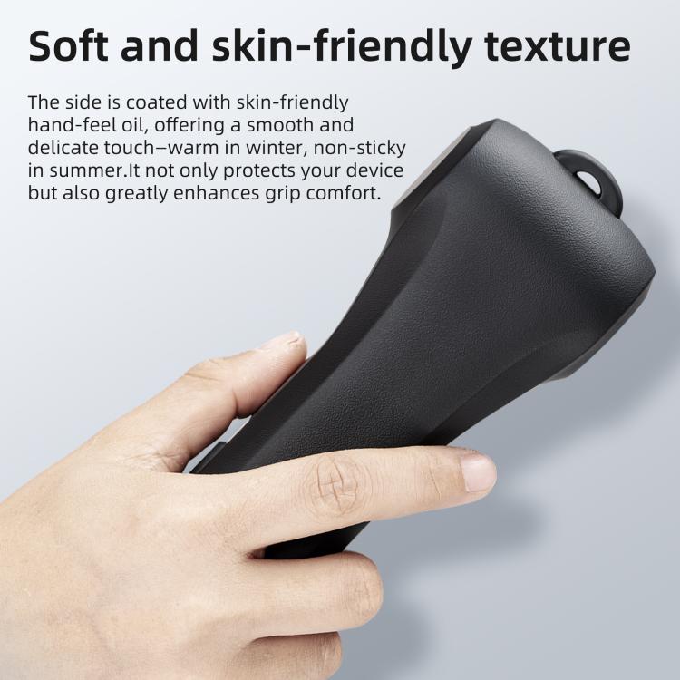 For DJI Osmo Pocket 4 STARTRC Storage Box Protective Case Flip Cover, For DJI Osmo Pocket 4 Black