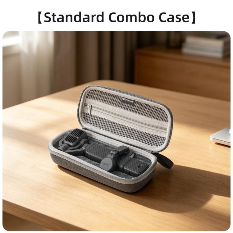 For DJI Osmo Pocket 4P Sunnylife Mini Carrying Case Handbag Portable Travel Case Protective Organizer Standard Combo Bags, For DJI Osmo Pocket 4P Standard Combo Bags