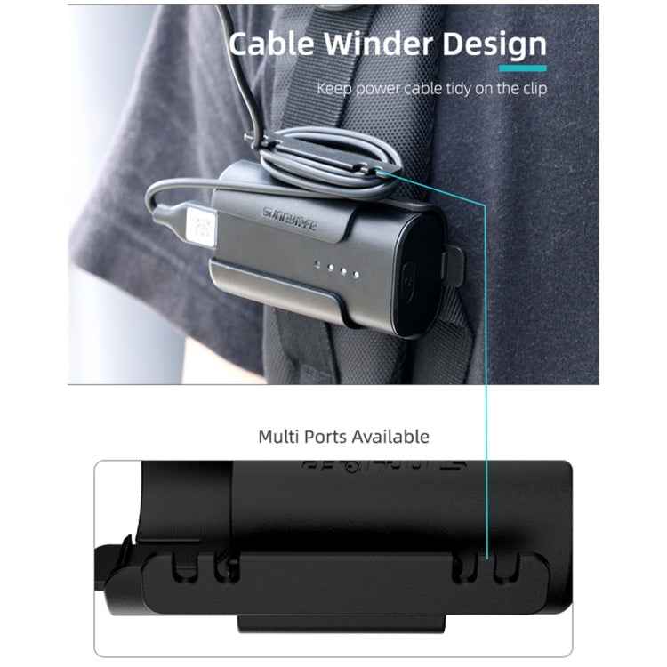 Sunnylife Battery Clip Holder Cable Management Winder Protective Case for DJI FPV Goggles V2