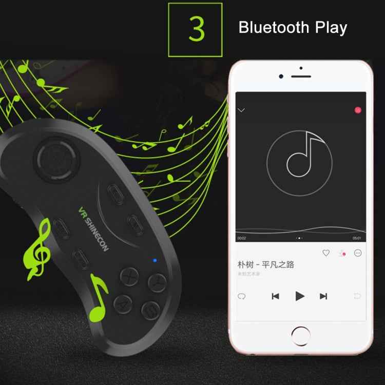 VR Shinecon 3D Movie Games Virtual Reality Glasses Bluetooth Remote Controller Gamepad