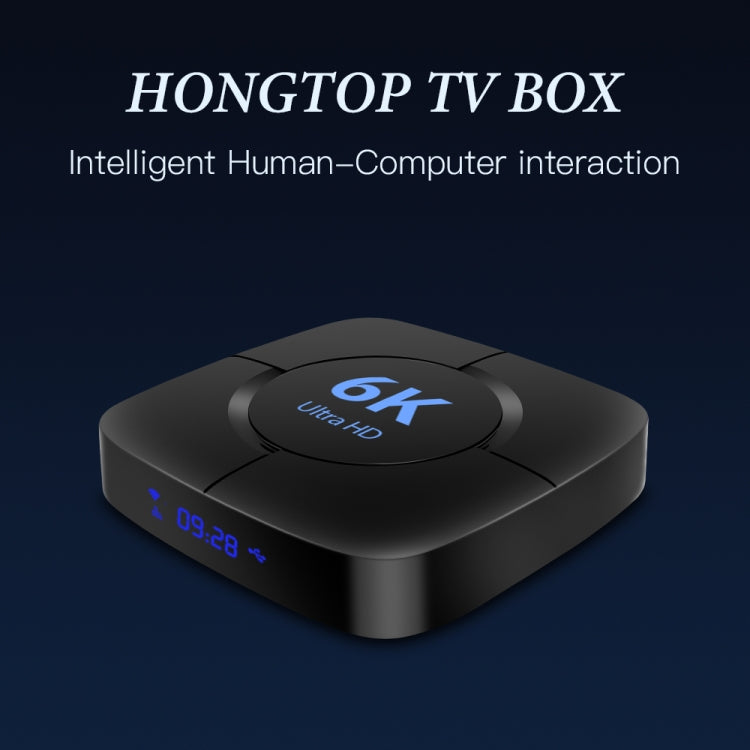 6K UHD Smart TV Box, Android 10.0, Allwinner H616 Quad Core, 4GB+32GB,EU Plug, 4GB+32GB