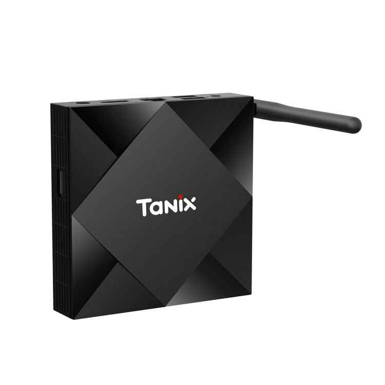 TANIX TX6s 4K Smart TV BOX Android 10 Media Player with Remote Control, Quad Core Allwinner H616, RAM: 4GB, ROM: 32GB, 2.4GHz/5GHz WiFi, Bluetooth, EU Plug