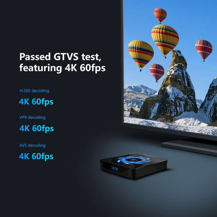 TANIX X96Q Max 4K Smart TV BOX Android 10 Media Player with Remote Control, Quad Core Allwinner H616, RAM: 4GB, ROM: 64GB, 2.4GHz/5GHz WiFi, EU Plug