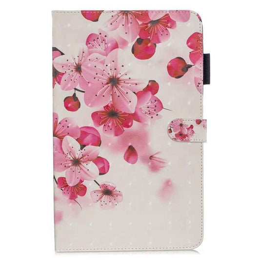 3D Horizontal Flip Leather Case with Holder & Card Slots