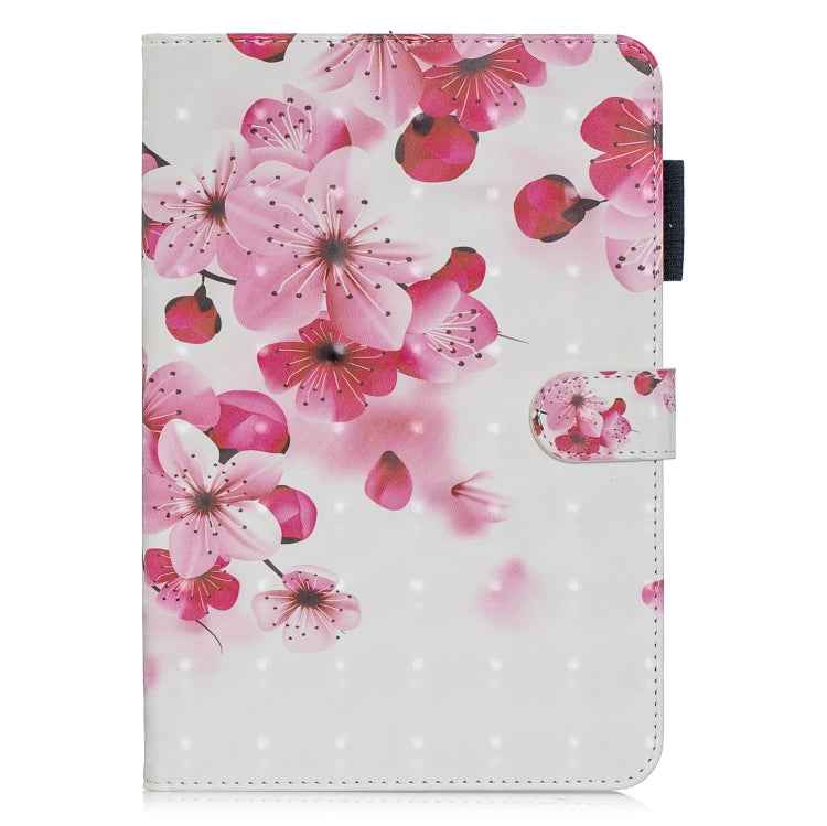 3D Horizontal Flip Leather Case with Holder & Card Slots