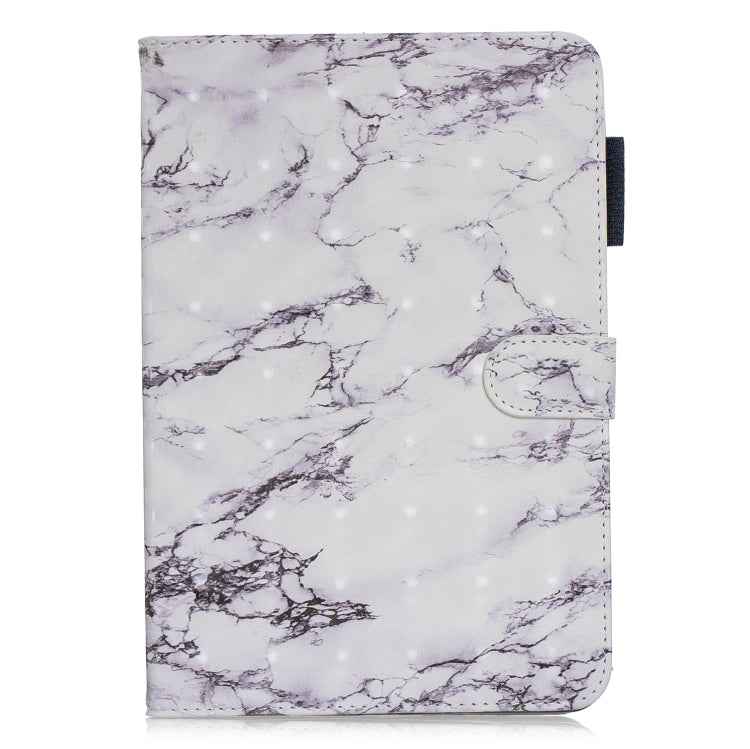 3D Horizontal Flip Leather Case with Holder & Card Slots