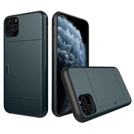Shockproof Rugged Armor Protective Case with Card Slot