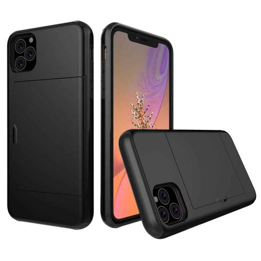 Shockproof Rugged Armor Protective Case with Card Slot, For iPhone 11 Pro Max, For iPhone 11, For Galaxy Note 10, For Galaxy Note 10 Pro