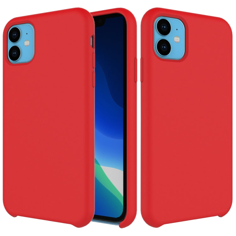 Solid Color Liquid Silicone Shockproof Case
