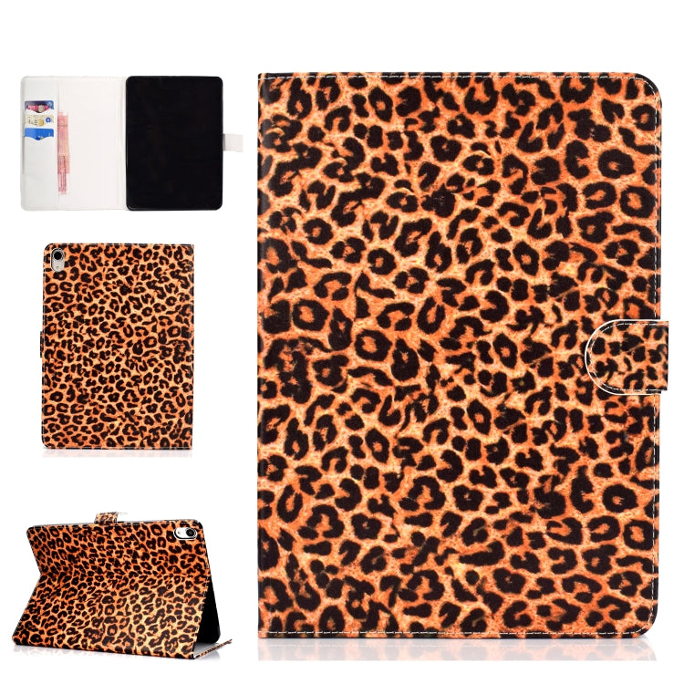 Colored Pattern Drawing Horizontal Flip PU Leather Case with Three-folding Holder & Sleep / Wake-up Function
