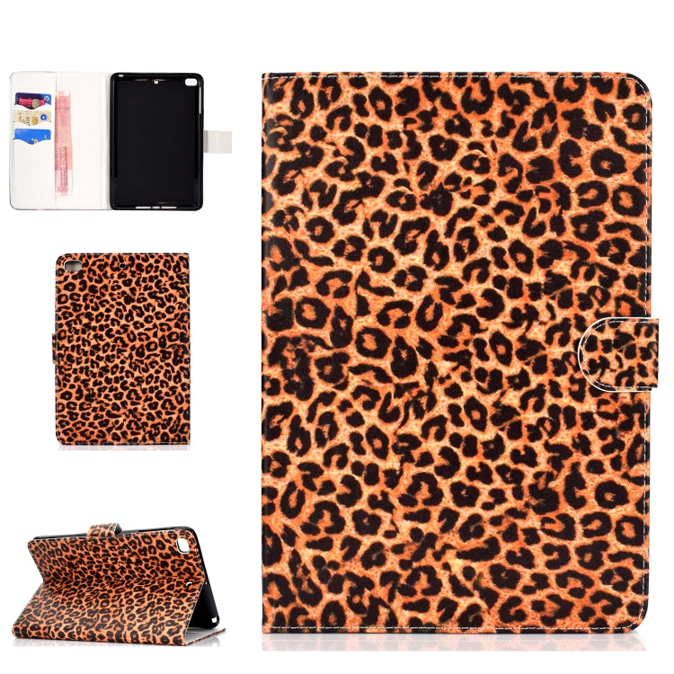Colored Pattern Drawing Horizontal Flip PU Leather Case with Three-folding Holder & Sleep / Wake-up Function