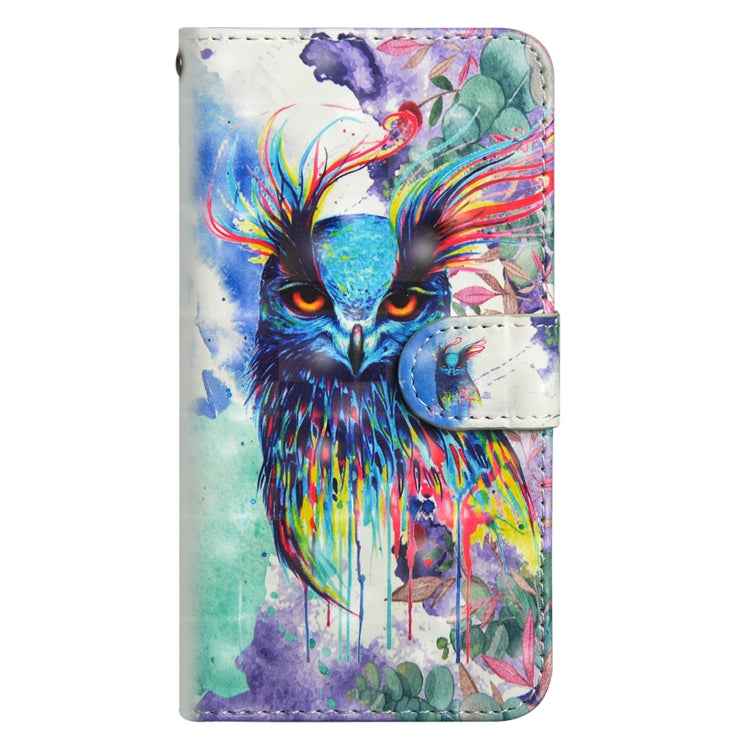 3D Painting Pattern Horizontal Flip TPU + PU Leather Case with Holder & Card Slots & Wallet, For iPhone 6 Plus / 6s Plus, For iPhone 6 / 6s, For iPhone 7 Plus, For iPhone SE 2022 / SE 2020 / 8 / 7