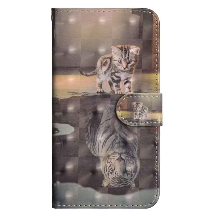 3D Painting Pattern Horizontal Flip TPU + PU Leather Case with Holder & Card Slots & Wallet