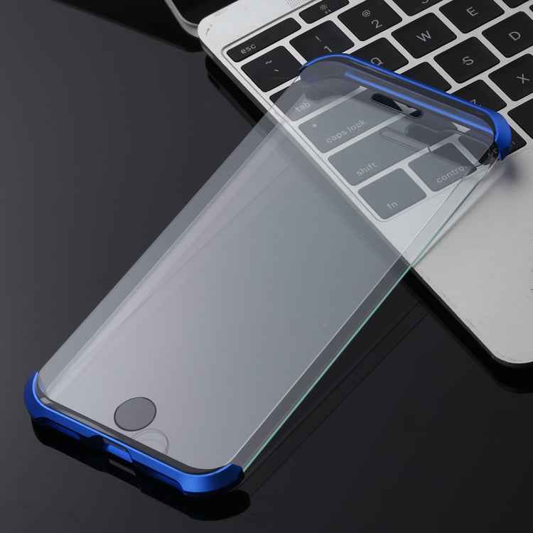 Ultra-Thin Angular Frame Magnetic Absorption Double-Sided Tempered Glass Shell for iPhone 8 Plus