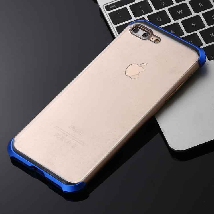 Ultra-Thin Angular Frame Magnetic Absorption Double-Sided Tempered Glass Shell for iPhone 8 Plus