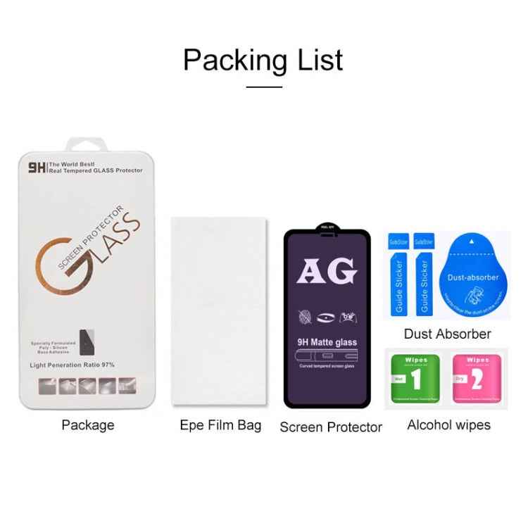 AG Matte Anti Blue Light Full Cover Tempered Glass