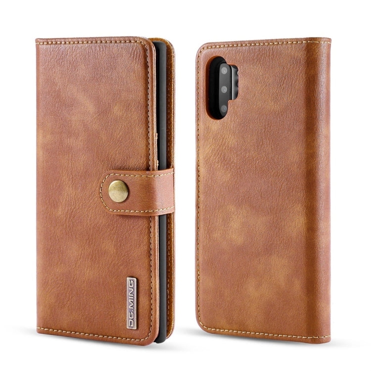 DG.MING Crazy Horse Texture Flip Detachable Magnetic Leather Case with Holder & Card Slots & Wallet