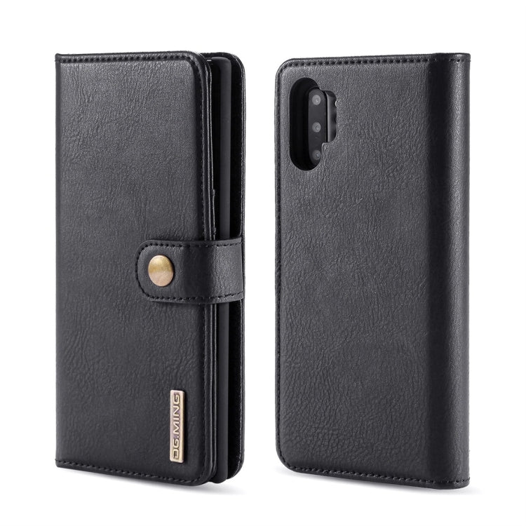 DG.MING Crazy Horse Texture Flip Detachable Magnetic Leather Case with Holder & Card Slots & Wallet