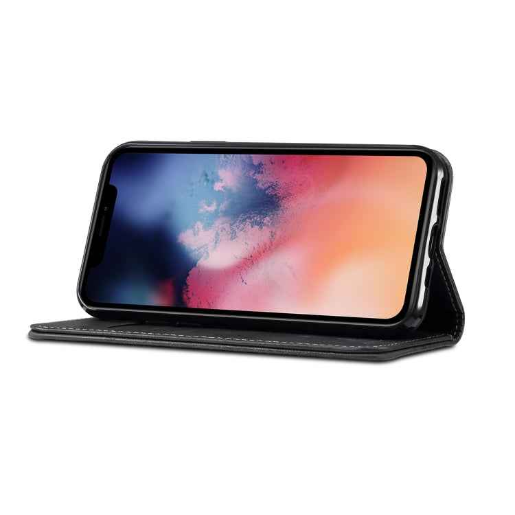 Suteni Calf Texture Horizontal Flip Leather Case with Holder & Card Slots & Wallet for iPhone