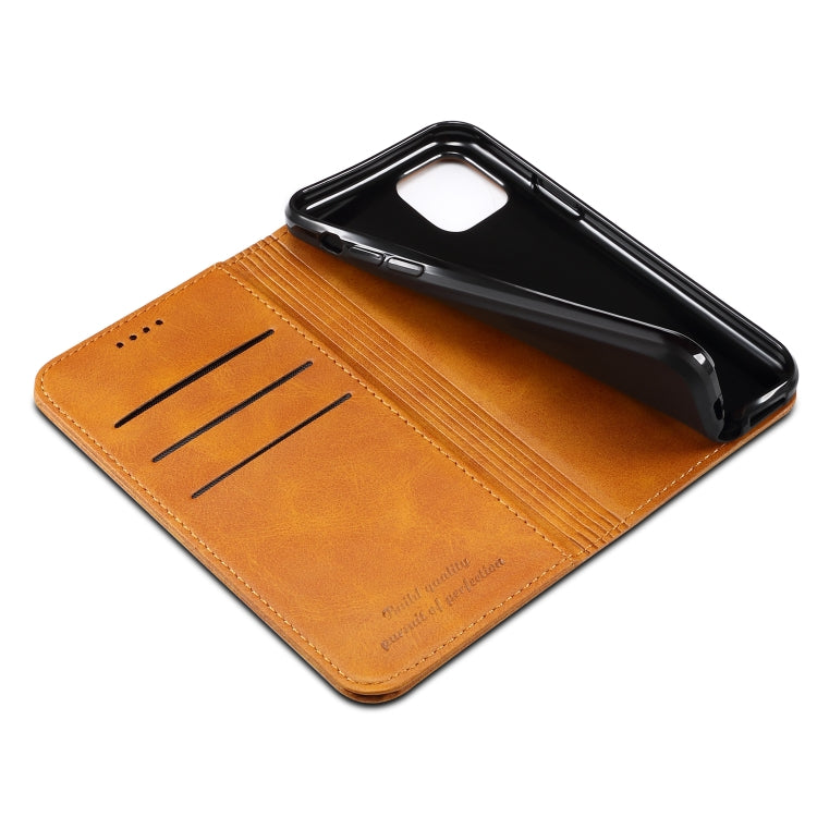 Suteni Calf Texture Horizontal Flip Leather Case with Holder & Card Slots & Wallet for iPhone
