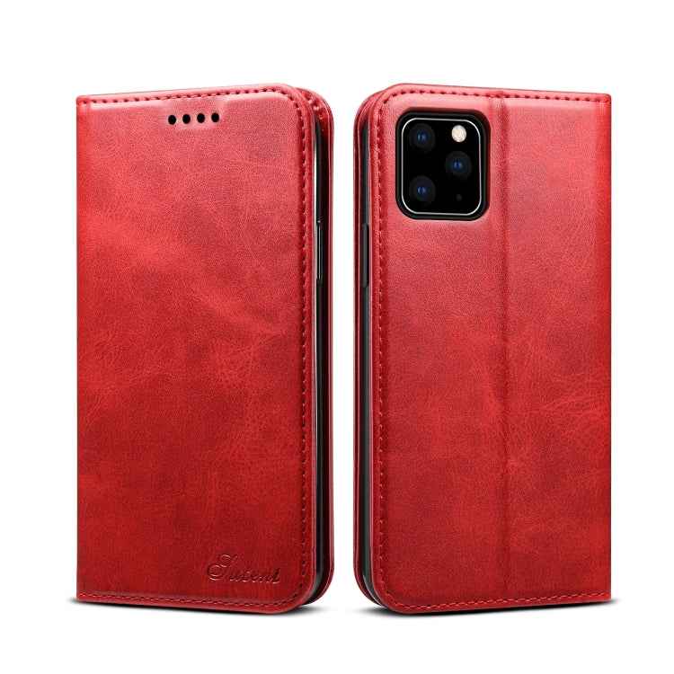 Suteni Calf Texture Horizontal Flip Leather Case with Holder & Card Slots & Wallet for iPhone